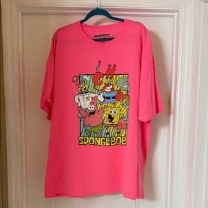 Nickelodeon Bright Pink SpongeBob TShirt
